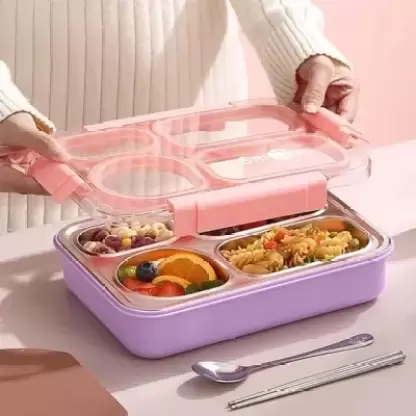 Multiple Purpose Stainless Steel Lunch / Bento Box 900ml 1 Containers Lunch Box  (710 ml, Thermoware)