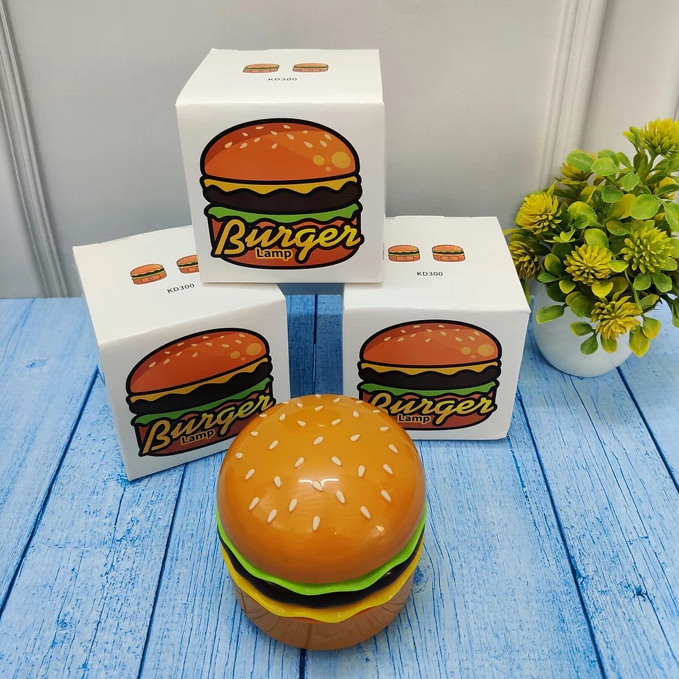 Burger LED Night Reading Lamp with Pencil Sharpener