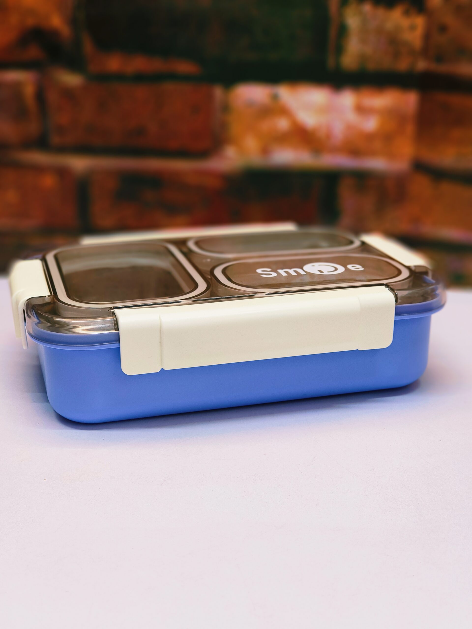 3 Sections Leakproof Mixproof Steel Lunchbox